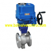 Electric ball valve working principle