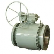 Metal to metal seat trunnion mounted ball valve