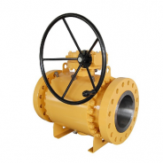 Forged steel metal seated trunnion ball valve