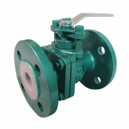 FEP PTFE PFA Lining ball valve
