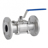 Full port 3 piece stainless steel ball valve