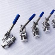 Spring loaded spring return ball valve