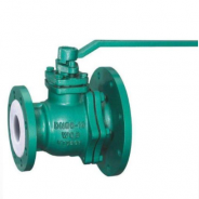 Teflon lined tank bottom ball valve