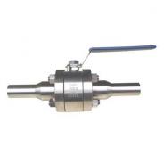 High pressure extended body ball valve