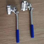 Auto return spring loaded ball valve
