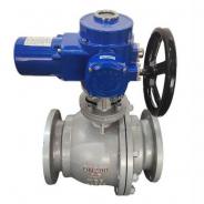 Quarter turn actuator actuated ball valve