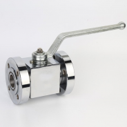 Flanged 2 way hydraulic ball valve