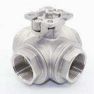 Q16F Threaded End 4 Way Ball Valve